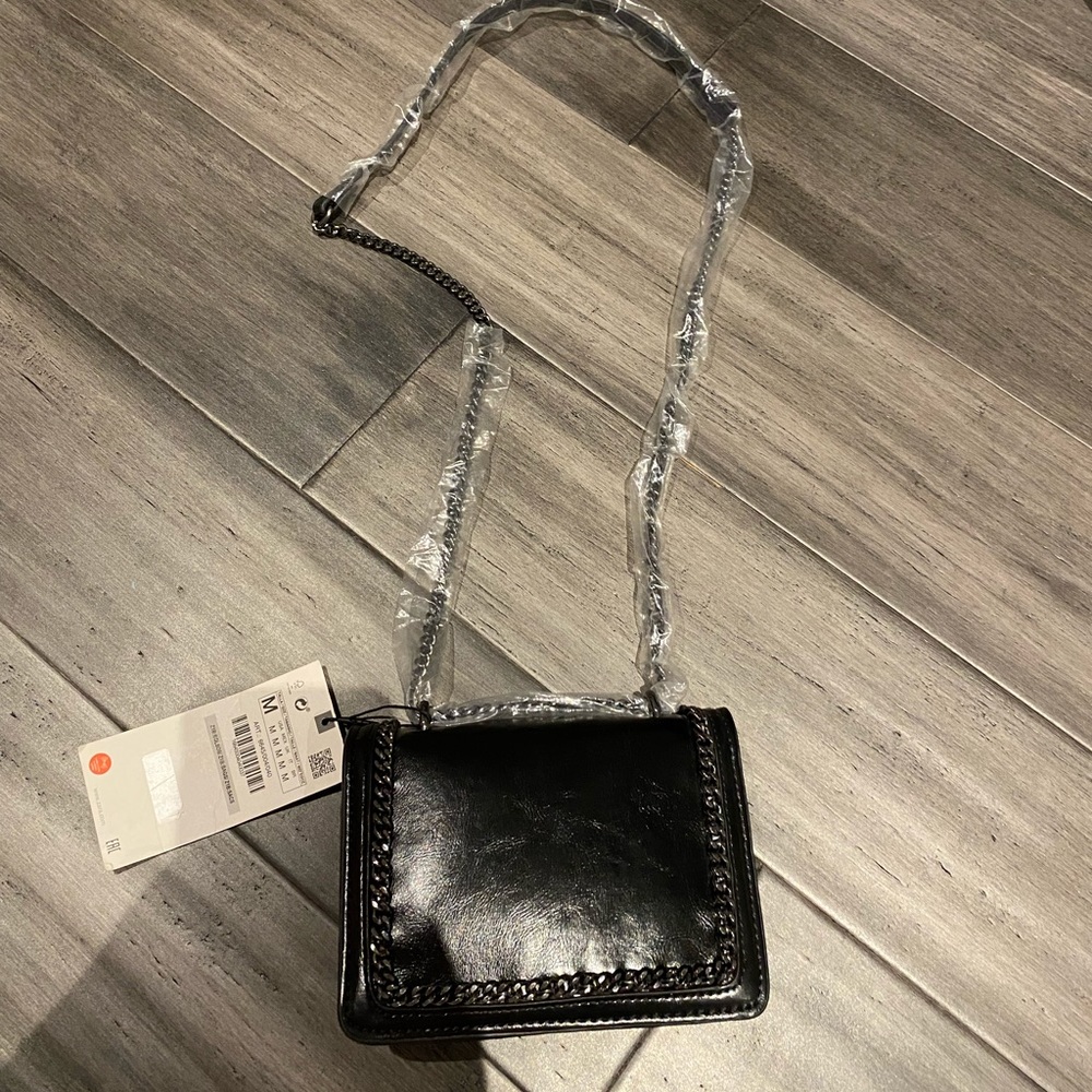 black crossbody bag, NWT